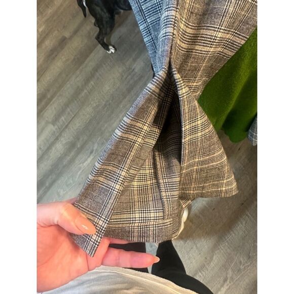Who What Wear Plaid Pants Size 8 Gray White NWT - Picture 9 of 9